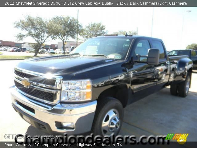2012 Chevrolet Silverado 3500HD LTZ Crew Cab 4x4 Dually in Black