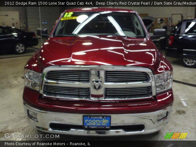 2012 Dodge Ram 1500 Lone Star Quad Cab 4x4 in Deep Cherry Red Crystal Pearl