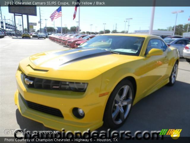 2012 Chevrolet Camaro SS/RS Coupe in Rally Yellow