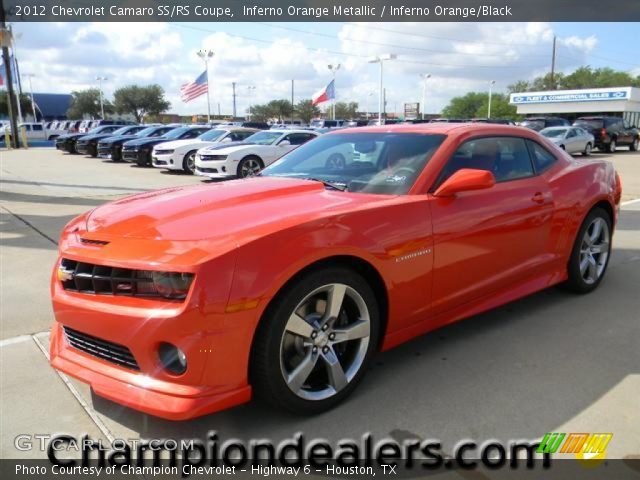 2012 Chevrolet Camaro SS/RS Coupe in Inferno Orange Metallic