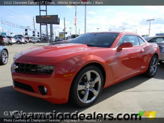 2012 Chevrolet Camaro LT Coupe in Inferno Orange Metallic