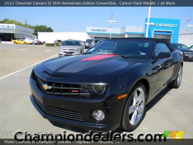 2012 Chevrolet Camaro SS 45th Anniversary Edition Convertible in Carbon Flash Metallic