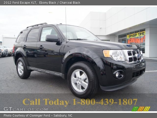 2012 Ford Escape XLT in Ebony Black