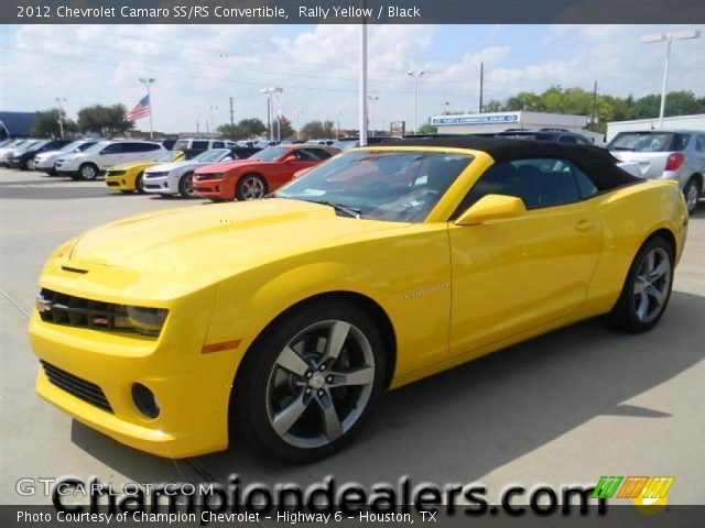 2012 Chevrolet Camaro SS/RS Convertible in Rally Yellow