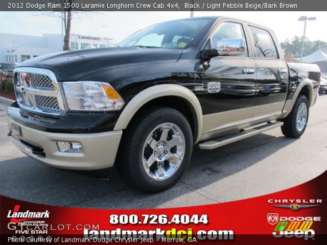 2012 Dodge Ram 1500 Laramie Longhorn Crew Cab 4x4 in Black