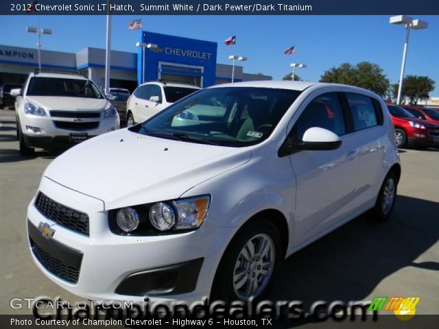 2012 Chevrolet Sonic LT Hatch in Summit White