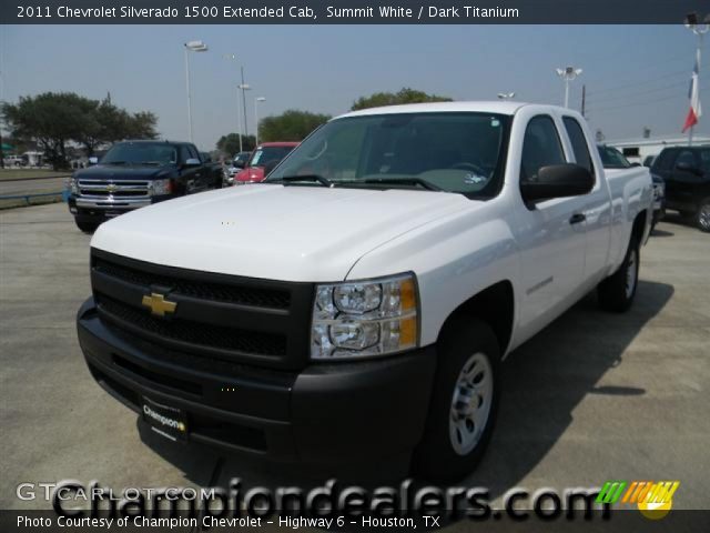 2011 Chevrolet Silverado 1500 Extended Cab in Summit White