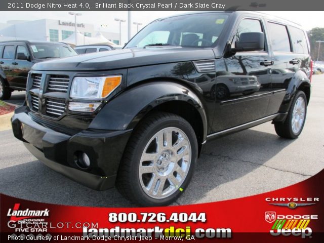 2011 Dodge Nitro Heat 4.0 in Brilliant Black Crystal Pearl