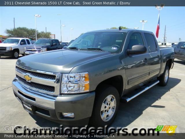 2011 Chevrolet Silverado 1500 LT Crew Cab in Steel Green Metallic