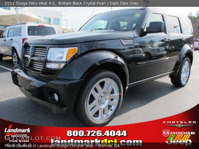 2011 Dodge Nitro Heat 4.0 in Brilliant Black Crystal Pearl