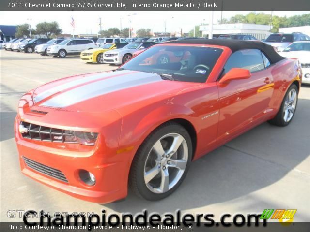 2011 Chevrolet Camaro SS/RS Convertible in Inferno Orange Metallic