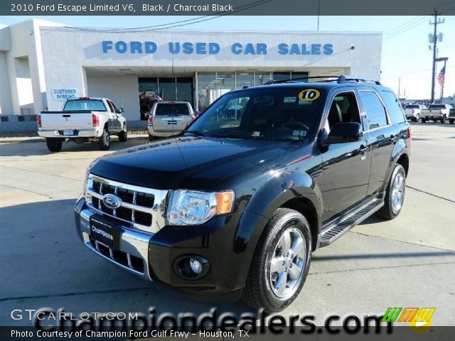 2010 Ford Escape Limited V6 in Black