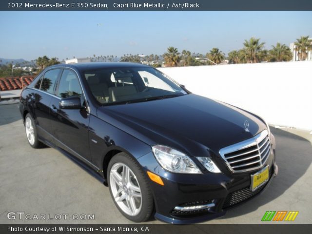 2012 Mercedes-Benz E 350 Sedan in Capri Blue Metallic