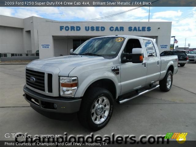 2009 Ford F250 Super Duty FX4 Crew Cab 4x4 in Brilliant Silver Metallic
