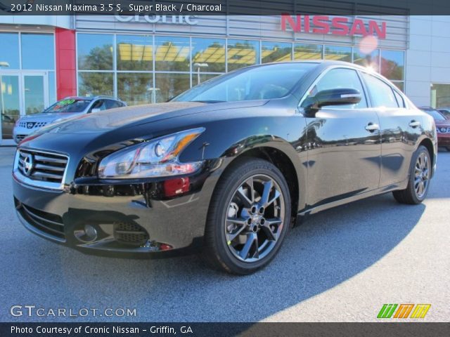 2012 Nissan Maxima 3.5 S in Super Black