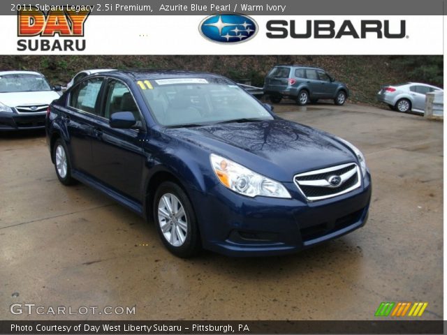 2011 Subaru Legacy 2.5i Premium in Azurite Blue Pearl