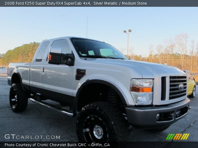 2008 Ford F250 Super Duty FX4 SuperCab 4x4 in Silver Metallic