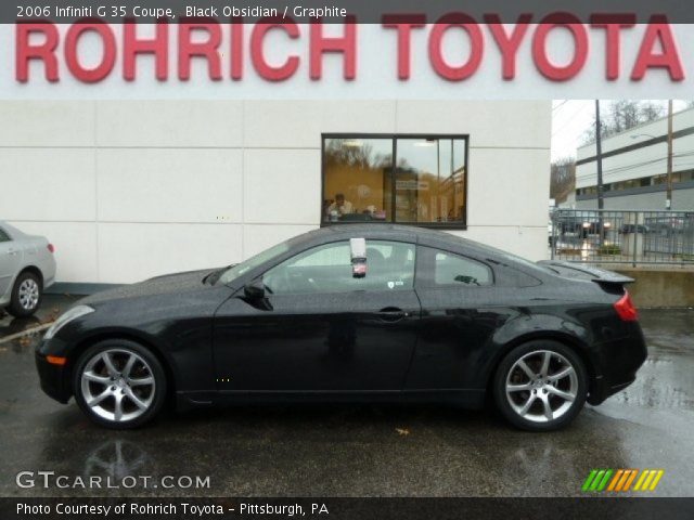 2006 Infiniti G 35 Coupe in Black Obsidian