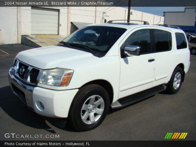 2004 Nissan Armada LE in Blizzard White