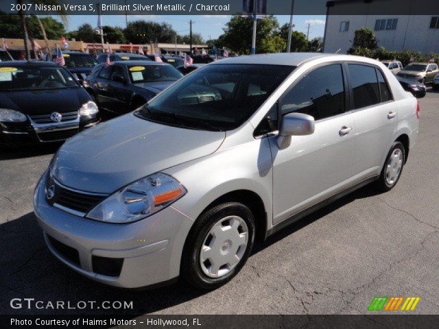 2007 Nissan Versa S in Brilliant Silver Metallic