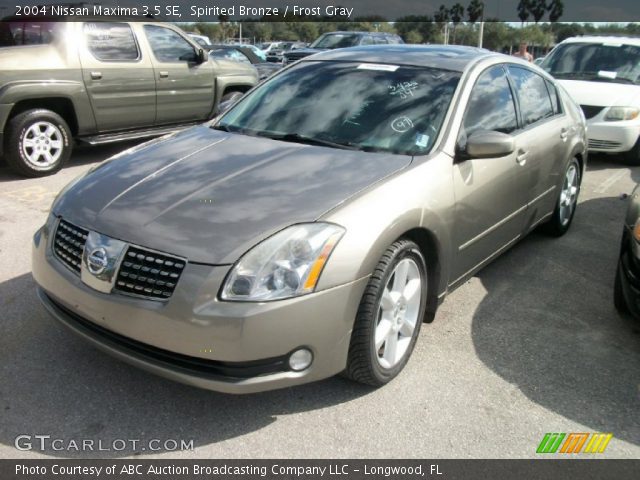 2004 Nissan Maxima 3.5 SE in Spirited Bronze