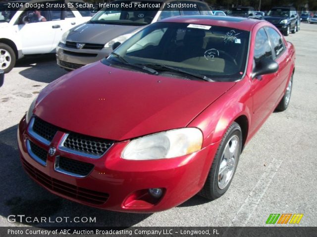 2004 Dodge Stratus ES Sedan in Inferno Red Pearlcoat