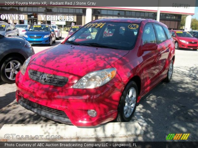 2006 Toyota Matrix XR in Radiant Red