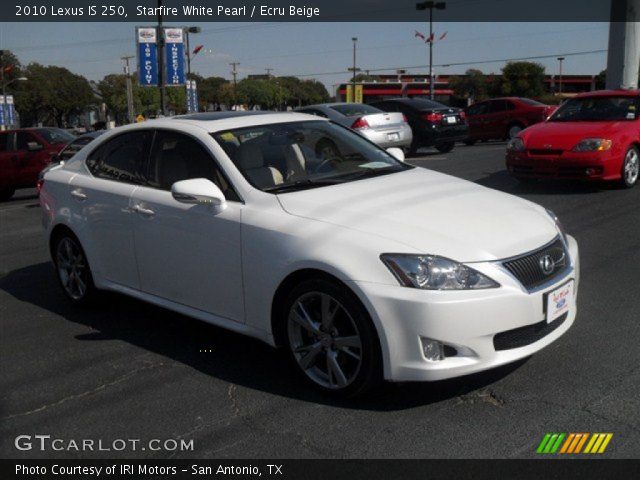 2010 Lexus IS 250 in Starfire White Pearl