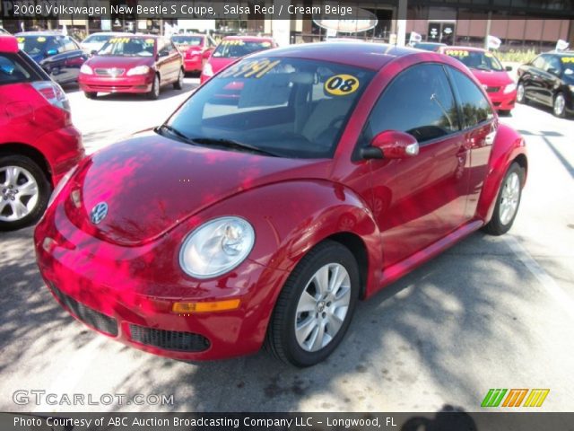 2008 Volkswagen New Beetle S Coupe in Salsa Red