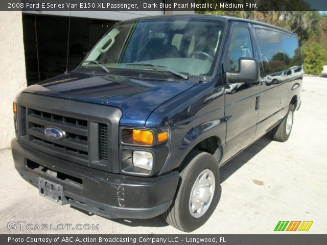 2008 Ford E Series Van E150 XL Passenger in Dark Blue Pearl Metallic
