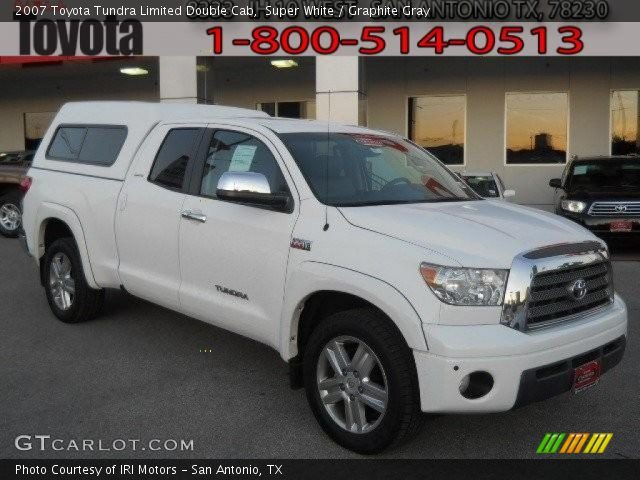 2007 Toyota Tundra Limited Double Cab in Super White