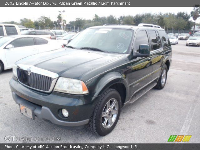 2003 Lincoln Aviator Luxury in Aspen Green Metallic