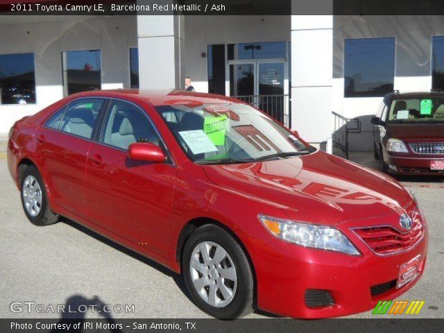 2011 Toyota Camry LE in Barcelona Red Metallic