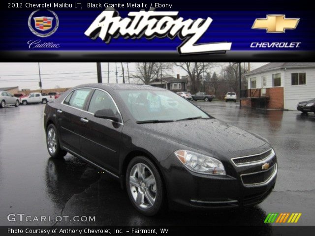 2012 Chevrolet Malibu LT in Black Granite Metallic