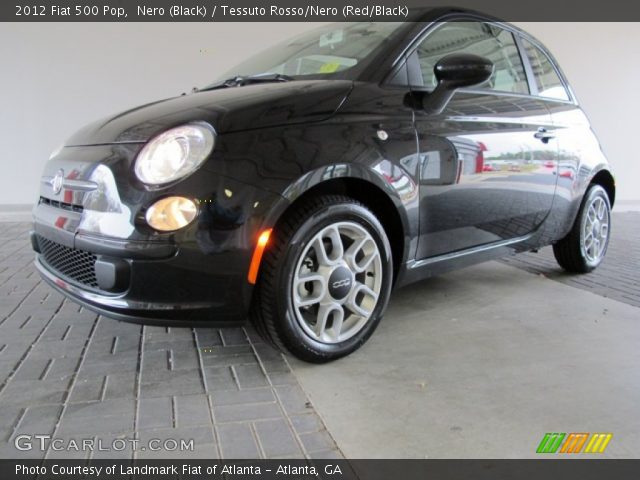 2012 Fiat 500 Pop in Nero (Black)