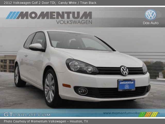 2012 Volkswagen Golf 2 Door TDI in Candy White