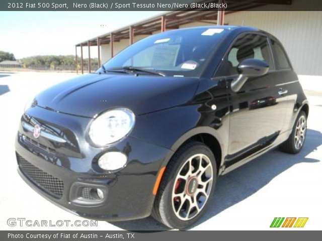 2012 Fiat 500 Sport in Nero (Black)