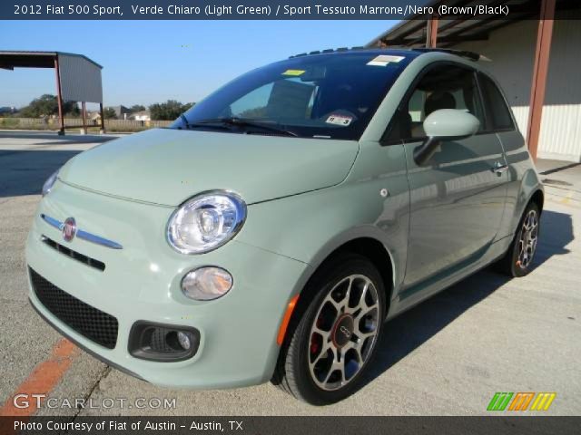 2012 Fiat 500 Sport in Verde Chiaro (Light Green)