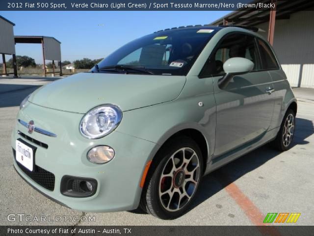 2012 Fiat 500 Sport in Verde Chiaro (Light Green)