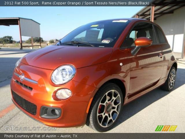 2012 Fiat 500 Sport in Rame (Copper Orange)