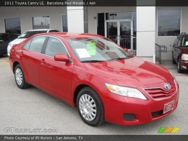 2011 Toyota Camry LE in Barcelona Red Metallic