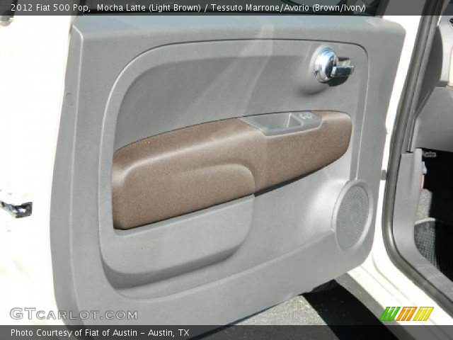 2012 Fiat 500 Pop in Mocha Latte (Light Brown)