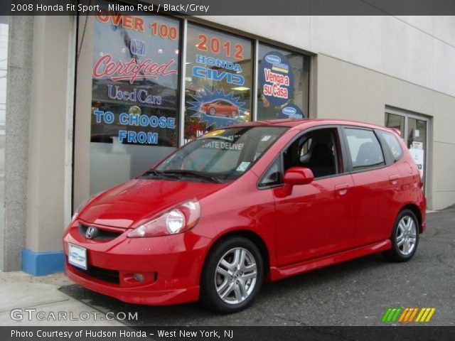 2008 Honda fit sport red #2