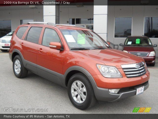 2009 Kia Borrego EX V6 in Copperhead