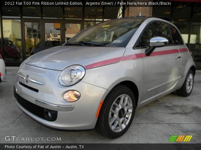 2012 Fiat 500 Pink Ribbon Limited Edition in Argento (Silver)