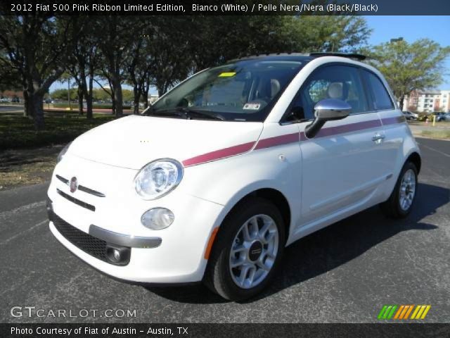 2012 Fiat 500 Pink Ribbon Limited Edition in Bianco (White)