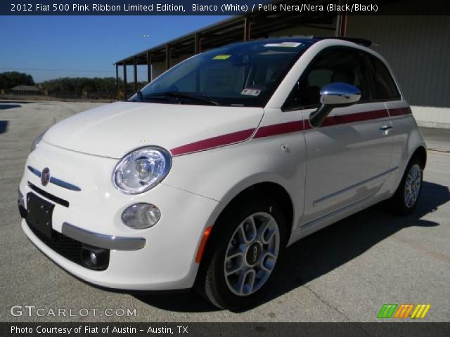 2012 Fiat 500 Pink Ribbon Limited Edition in Bianco (White)