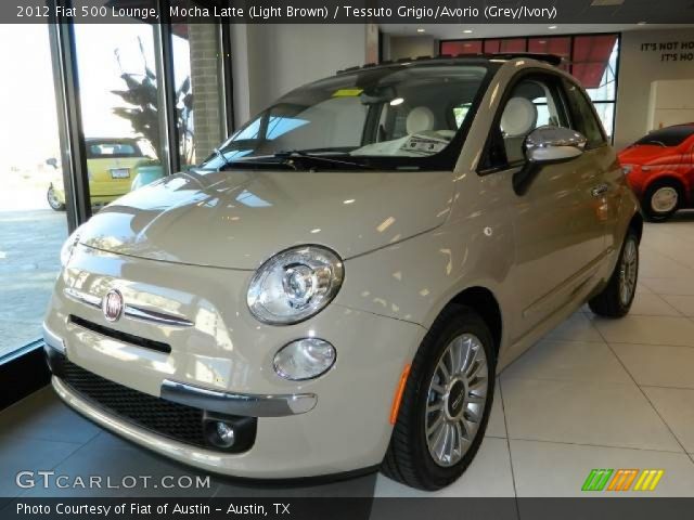 2012 Fiat 500 Lounge in Mocha Latte (Light Brown)