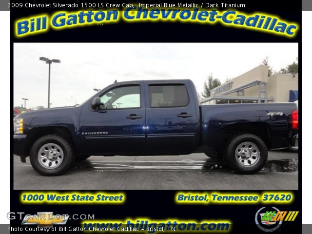 2009 Chevrolet Silverado 1500 LS Crew Cab in Imperial Blue Metallic