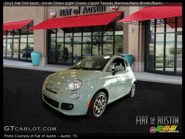 2012 Fiat 500 Sport in Verde Chiaro (Light Green)